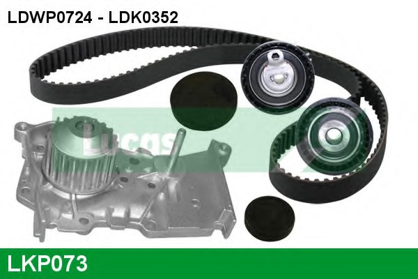LUCAS ENGINE DRIVE LKP073 Water Pump & Timing Belt Kit
